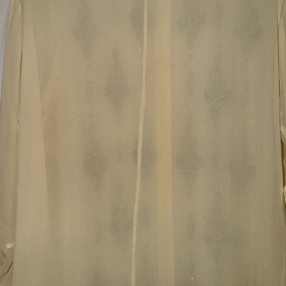 Dries Van Noten Tan Blouse Silk Beaded Embellished 10 Cocktail Party Fancy 🟡 - Picture 11 of 16